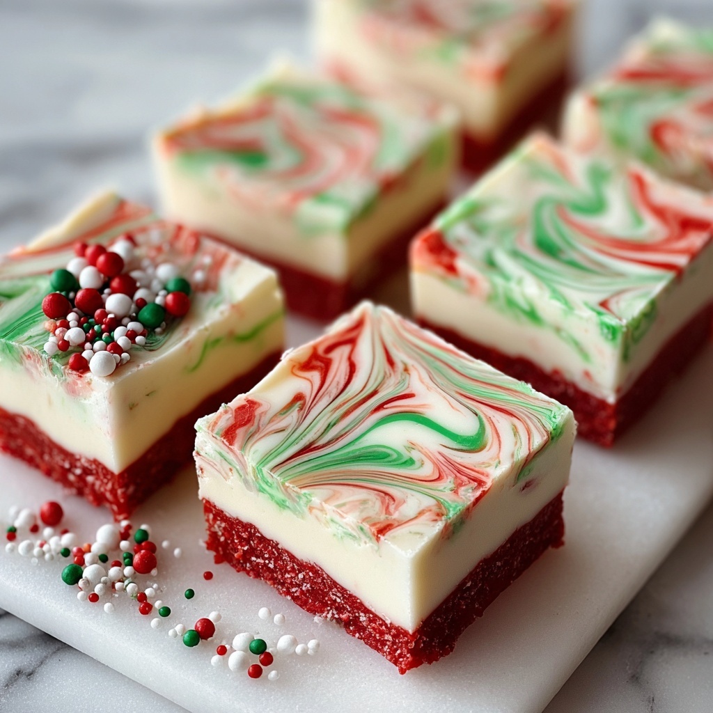Christmas Swirled White Chocolate Fudge Recipe - Recipe Image