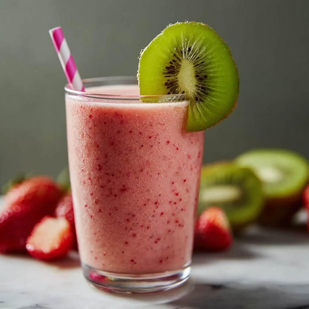 Kiwi Strawberry Smoothie Recipe - Recipe Image