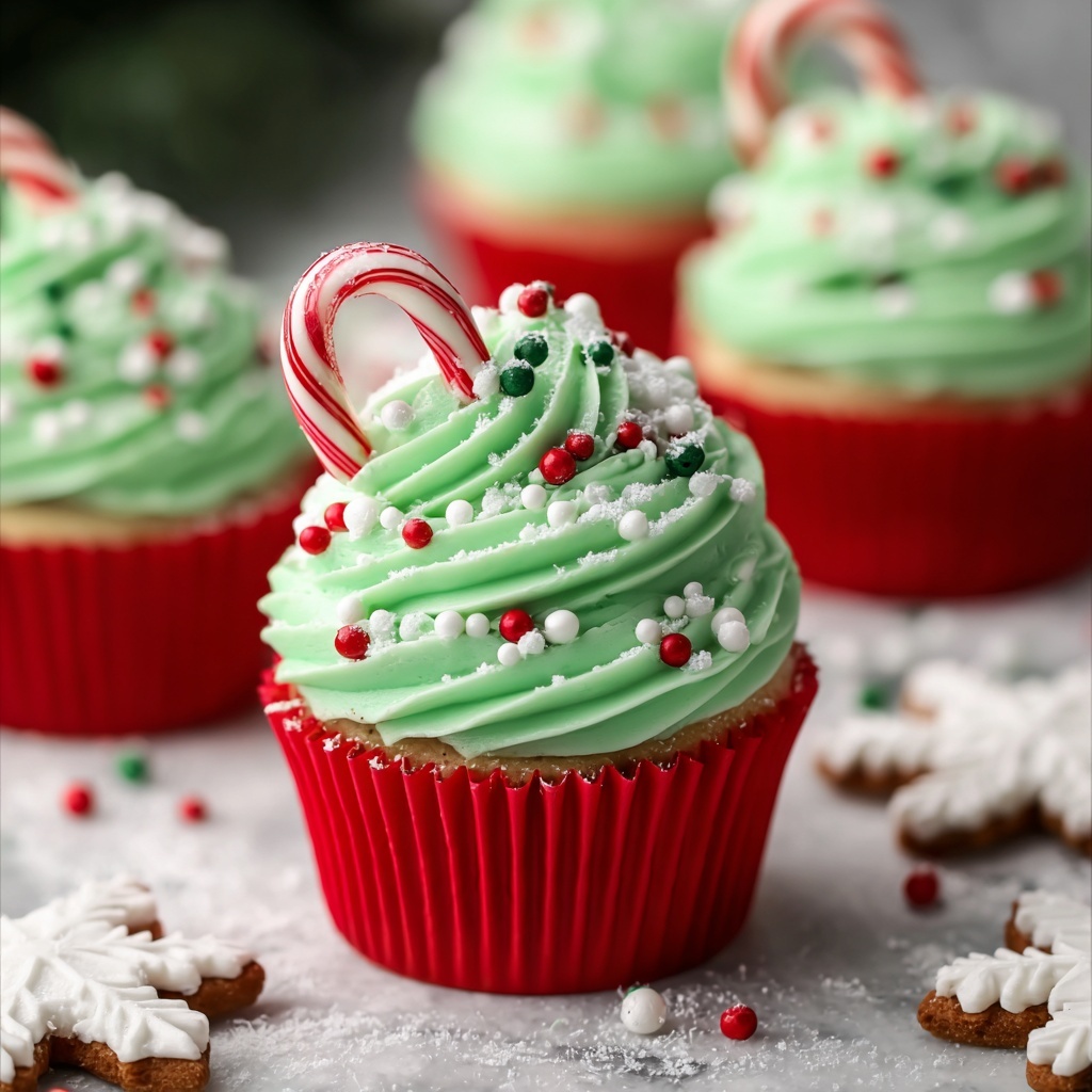 Easy Christmas Cupcakes Recipe - Recipe Image