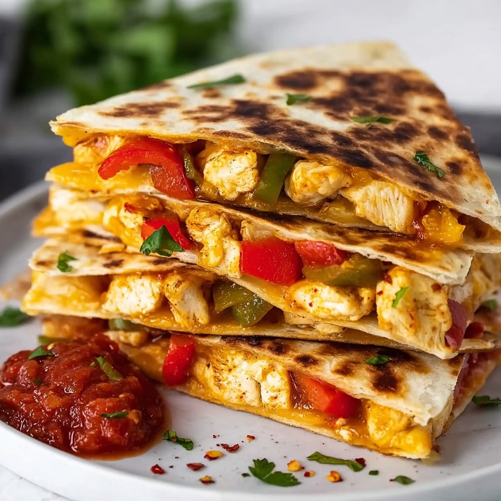 Chicken Fajita Quesadillas Recipe - Recipe Image