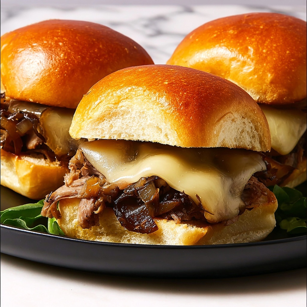 Philly Cheesesteak Sliders Recipe - Recipe Image