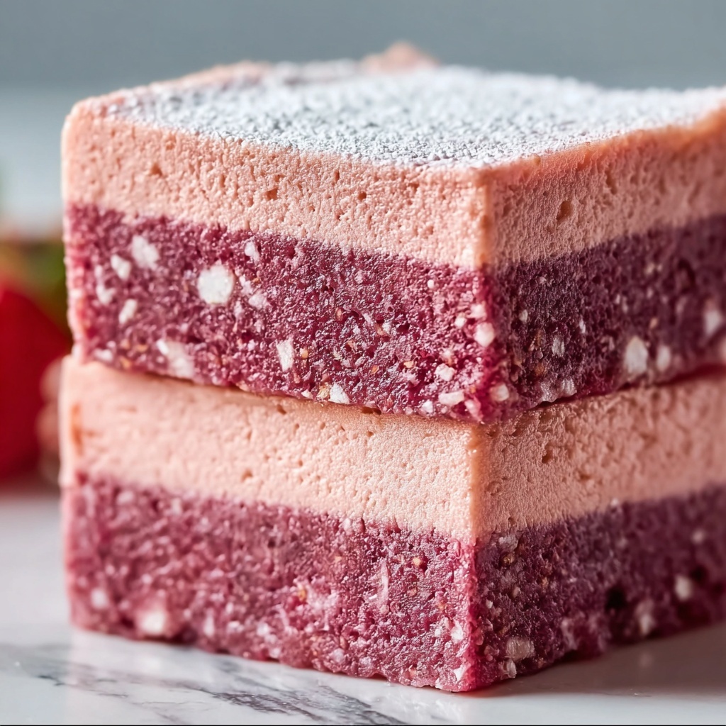 No-Bake Valentine Raspberry Bars Recipe - Recipe Image