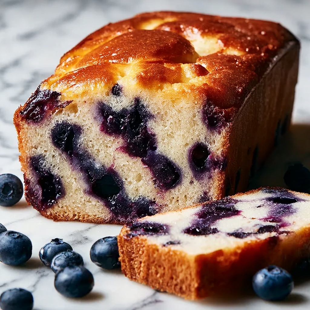 Blueberry Cream Cheese Bread Recipe - Recipe Image
