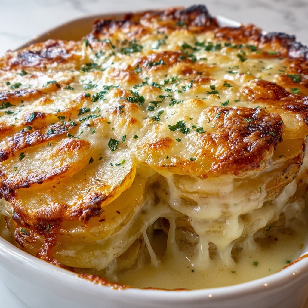 Cheesy Scalloped Potatoes Recipe - Recipe Image
