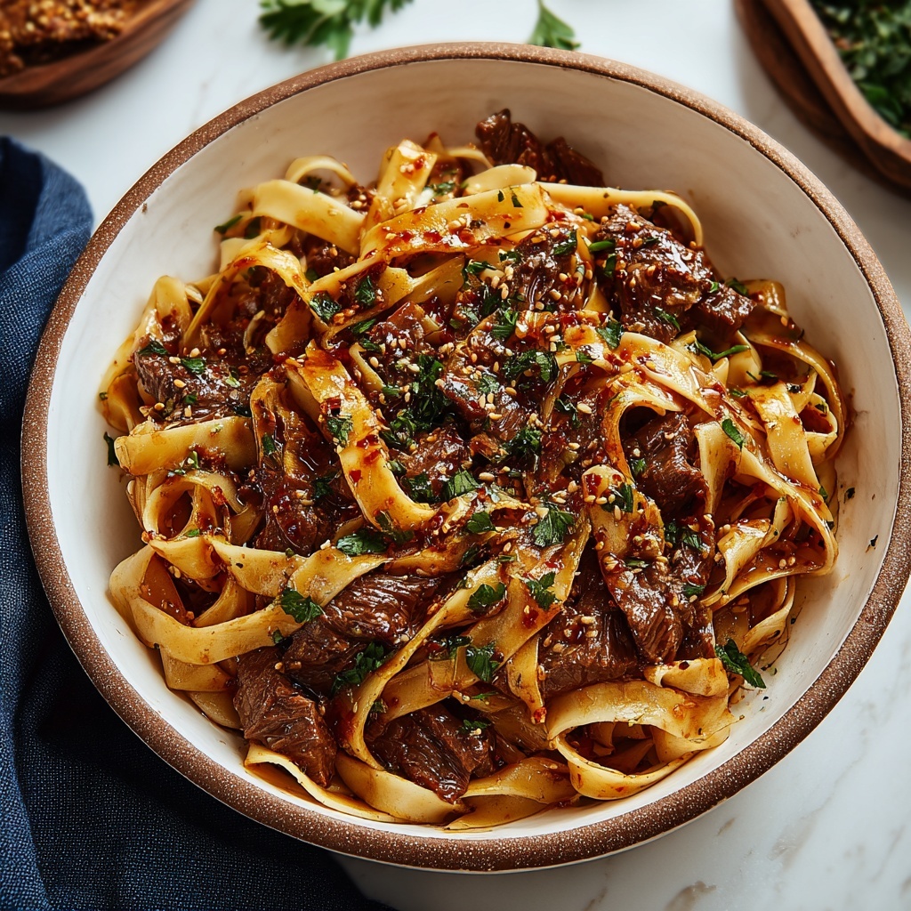 Cumin Lamb Noodles Recipe - Recipe Image