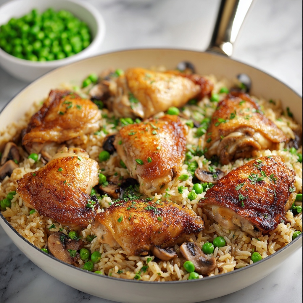 One Pot Chicken and Rice Recipe - Recipe Image