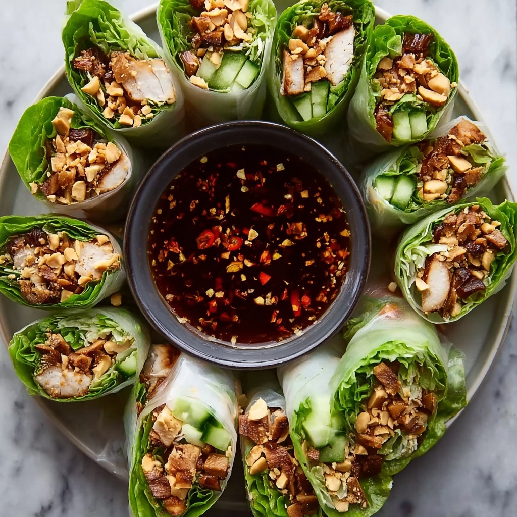 Lettuce Wrap Summer Rolls Recipe - Recipe Image