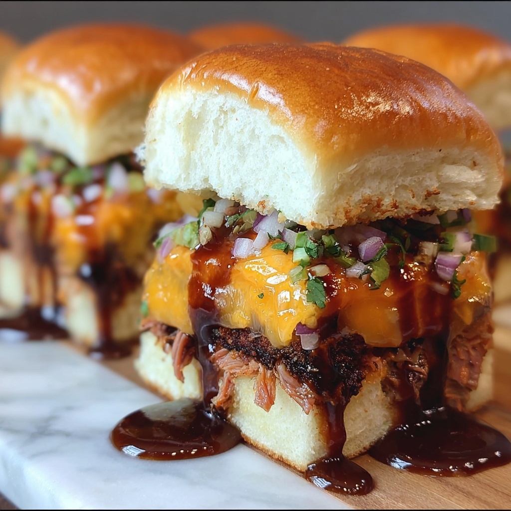 Hawaiian BBQ Beef Sliders Recipe - Recipe Image