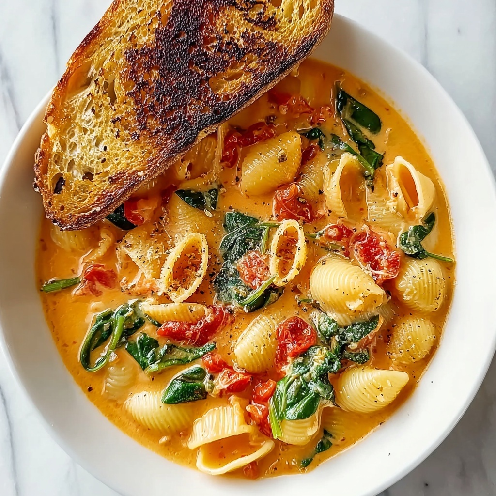 Creamy Tuscan Chicken Soup Recipe - Recipe Image