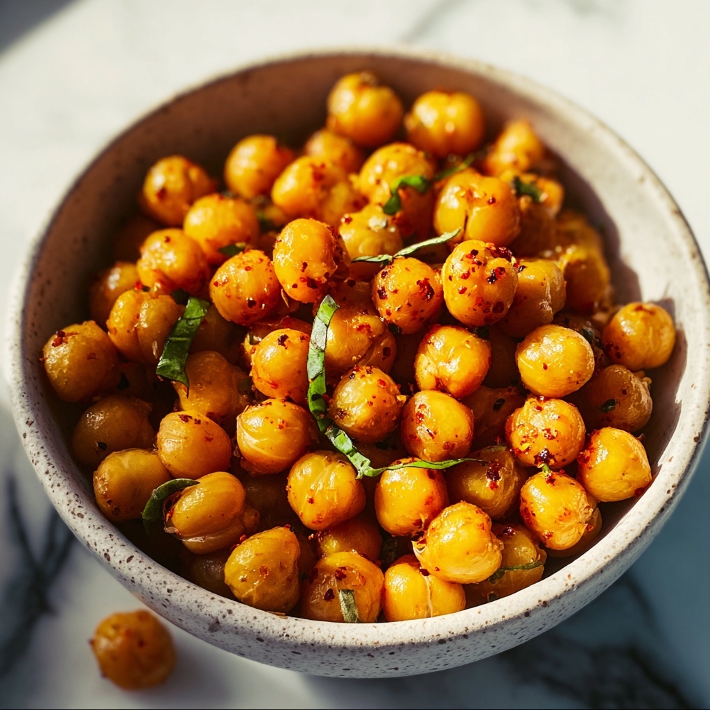 Spicy Roasted Chickpeas Recipe - Recipe Image