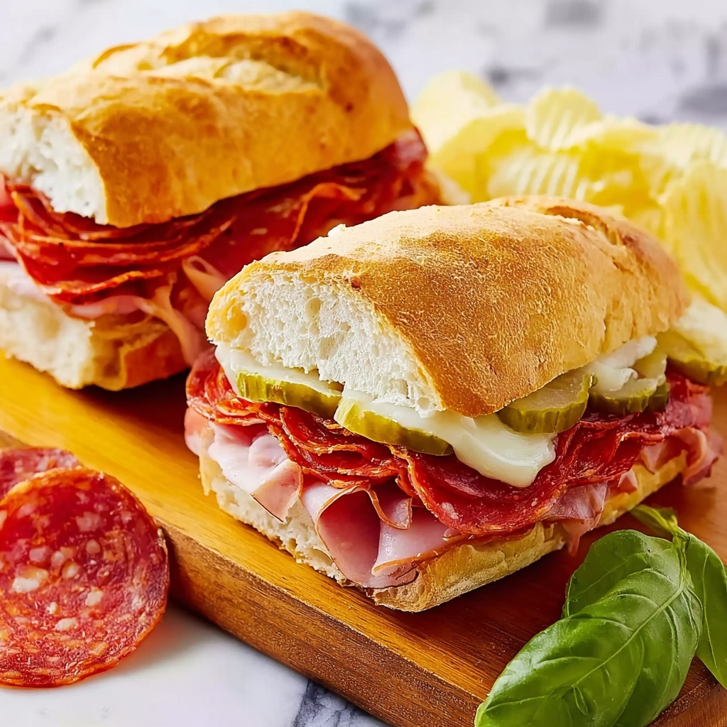Baked Italian Sub Sandwiches Recipe - Recipe Image