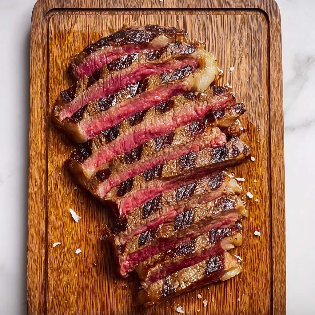 Grilled Balsamic and Garlic Flank Steak Recipe - Recipe Image