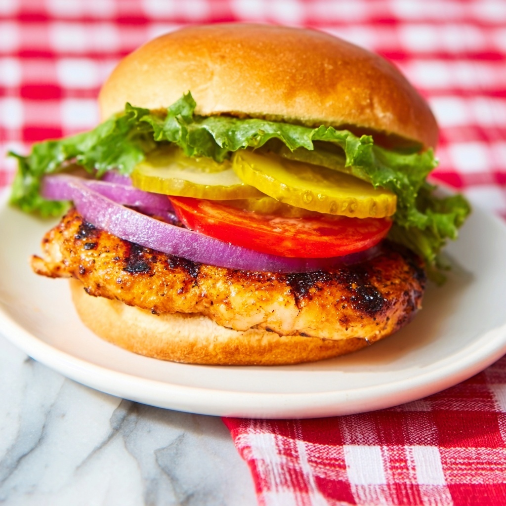 BBQ Chicken Burgers Recipe - Recipe Image