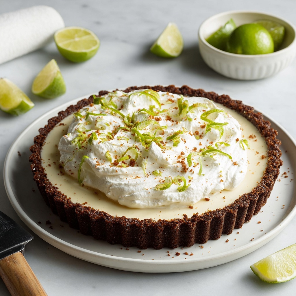 Easy No-Bake Vegan Key Lime Pie Recipe - Recipe Image