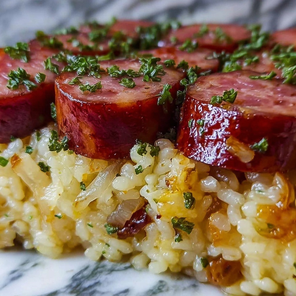 Cheesy Sausage and Rice Recipe - Recipe Image