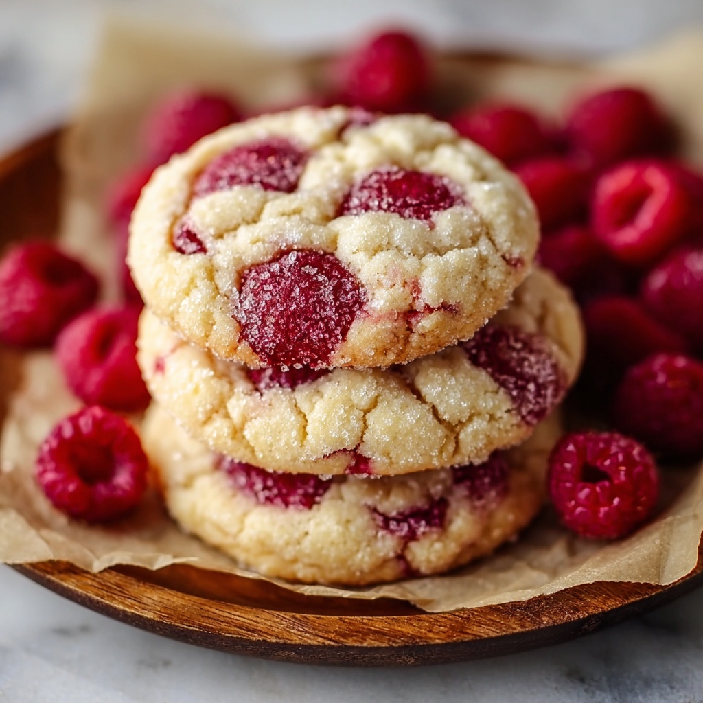 Soft and Chewy Raspberry Sugar Cookies Recipe - Recipe Image