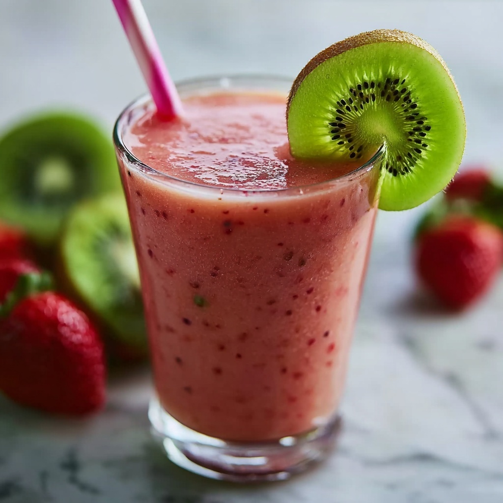 Kiwi Strawberry Smoothie Recipe - Recipe Image
