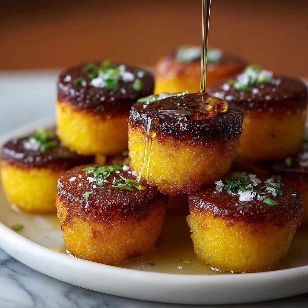 Honey Butter Cornbread Poppers Recipe - Recipe Image