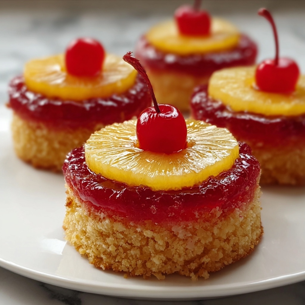 Pineapple Upside Down Sugar Cookies Recipe - Recipe Image