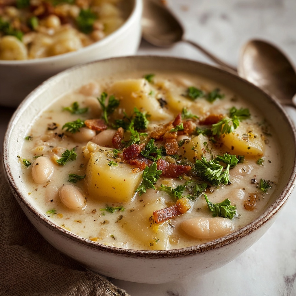 Potato and Bean Soup Recipe - Recipe Image
