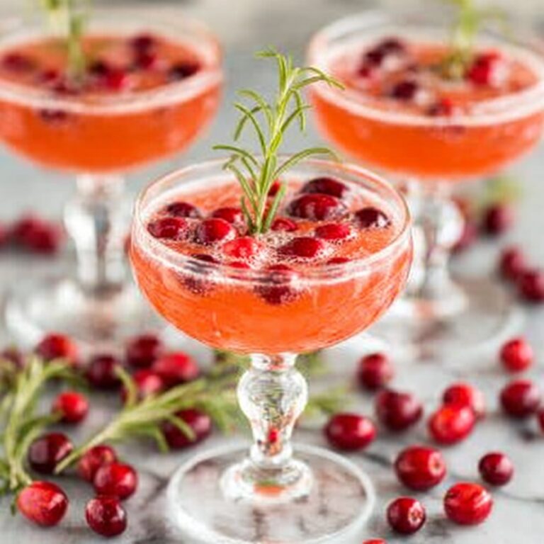 Jolly Juice – Cranberry Mimosas Recipe