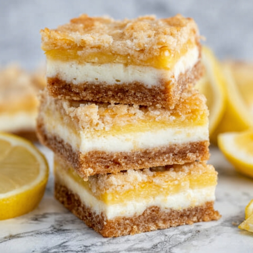 Lemon Cream Cheese Bars Recipe - Recipe Image