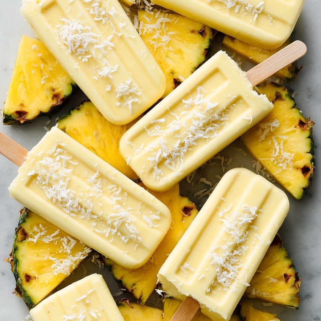 Pina Colada Ice Pops Recipe - Recipe Image