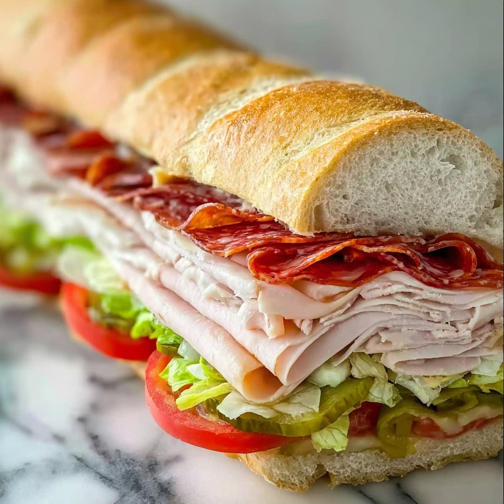 How to Make Italian Sub Sandwiches Recipe - Recipe Image