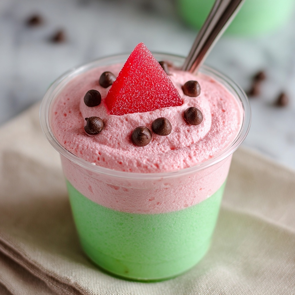 Watermelon Pudding Cups: A Refreshing Summer Treat Recipe - Recipe Image