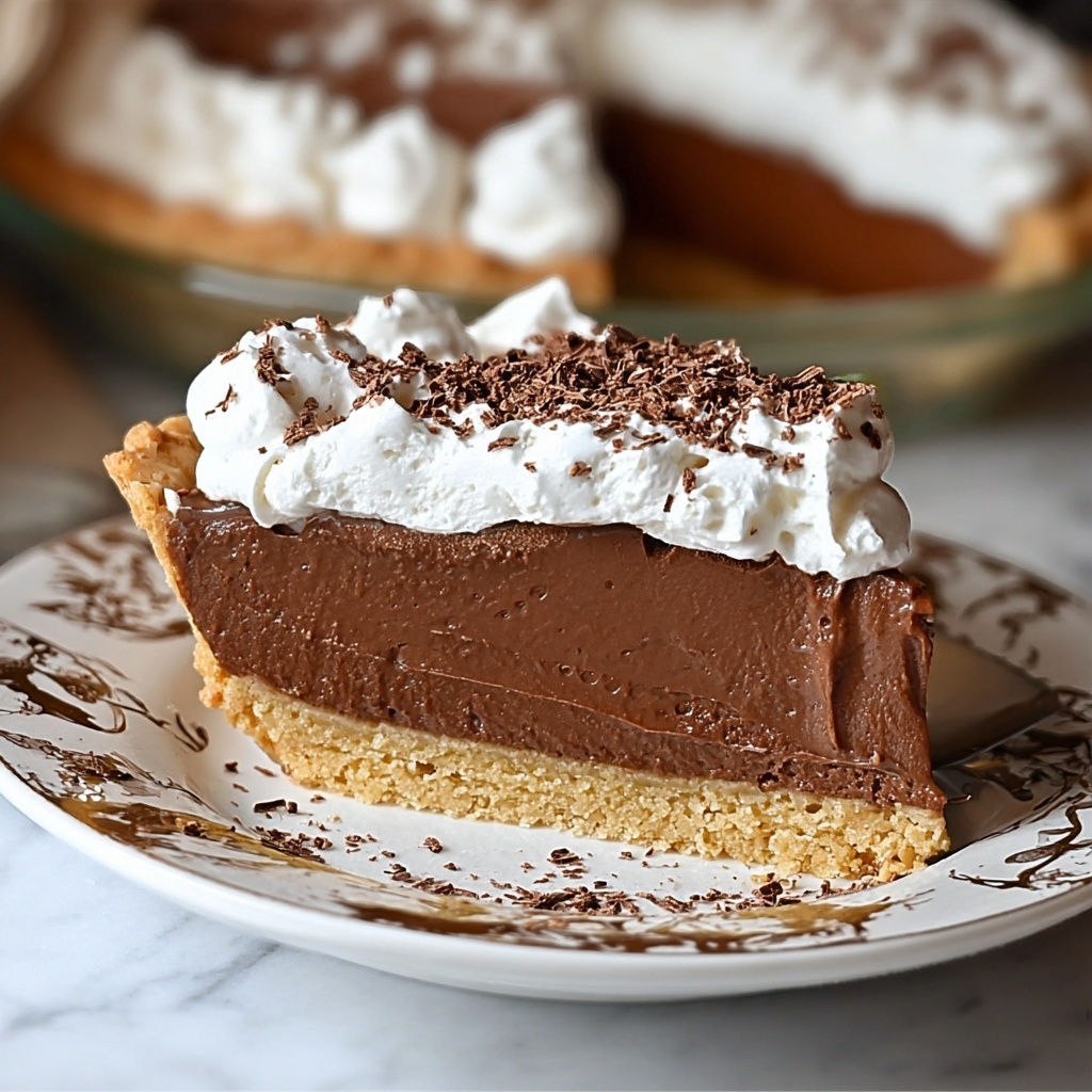 Easy Chocolate Pie Recipe - Recipe Image