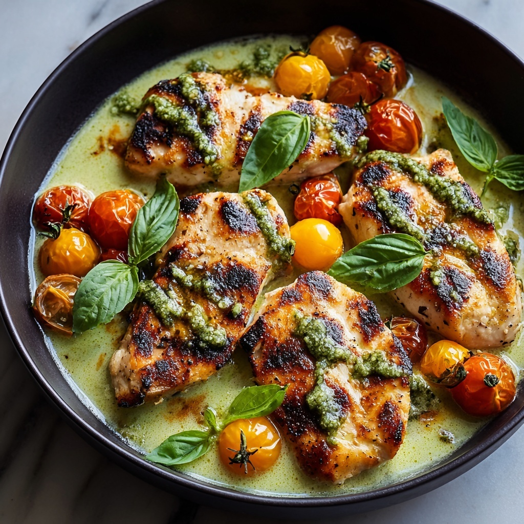 Easy Pesto Chicken Recipe - Recipe Image