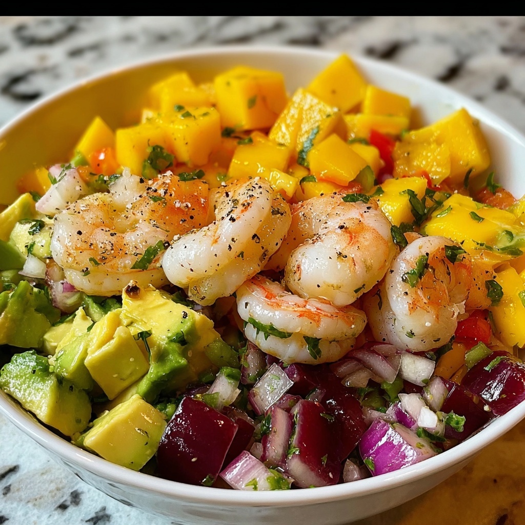 Mango Avocado Shrimp Salad Recipe - Recipe Image