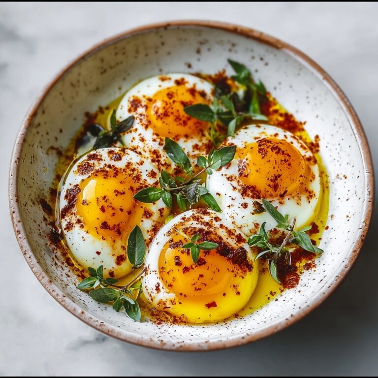 Turkish Eggs (Cilbir) Recipe