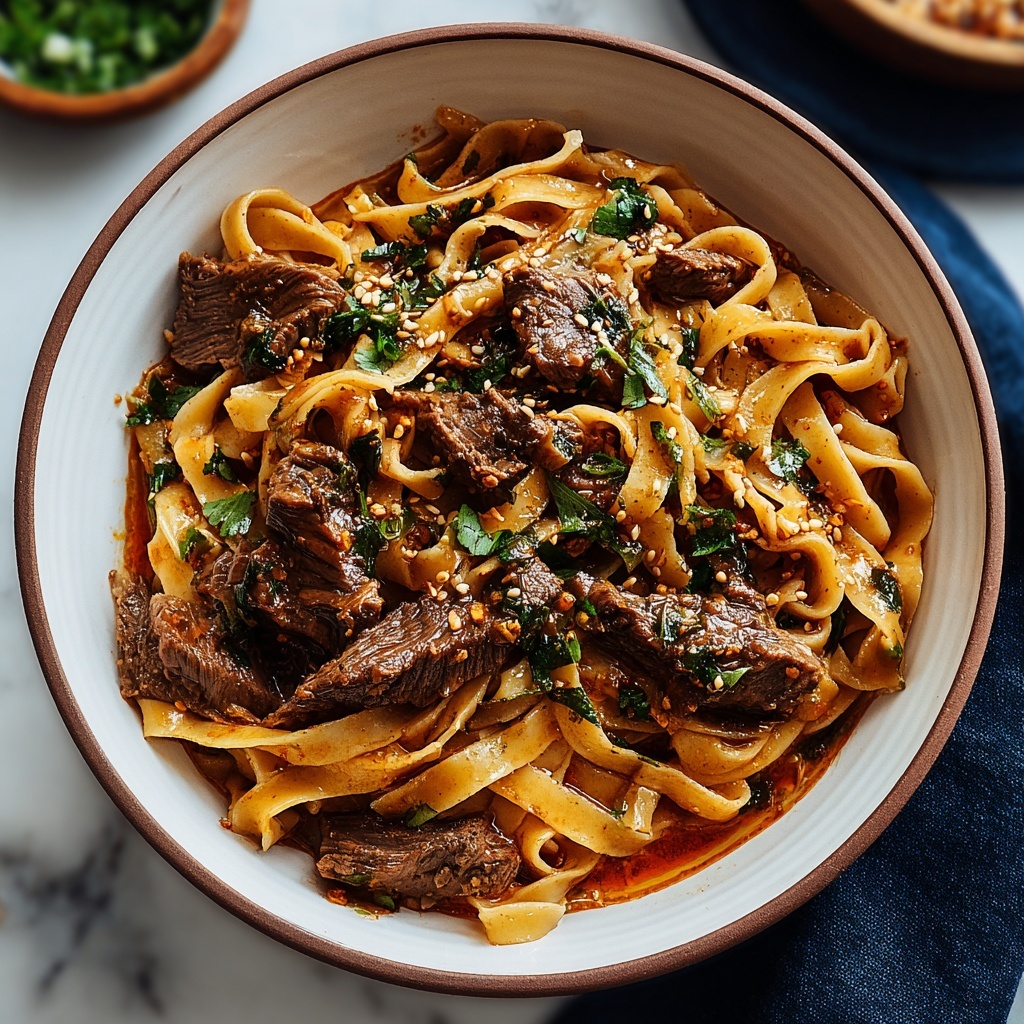 Cumin Lamb Noodles Recipe - Recipe Image