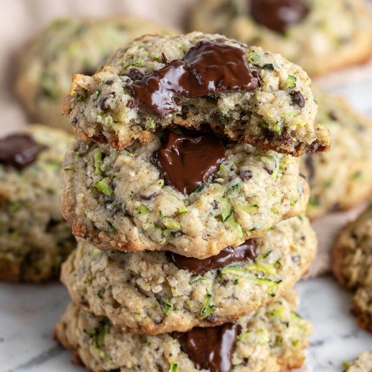 Zucchini Oat Chocolate Chip Cookies Recipe