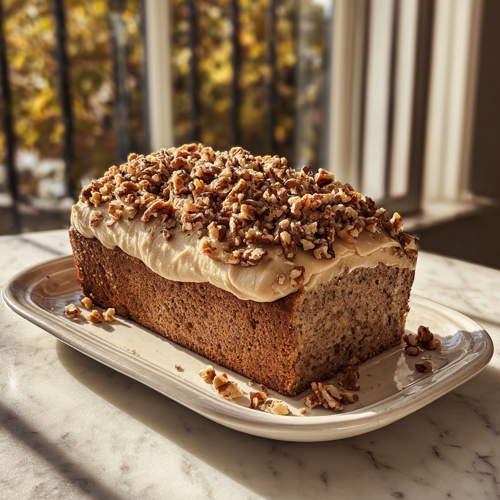 Hummingbird Bread with Cinnamon Cream Cheese Frosting Recipe - Recipe Image
