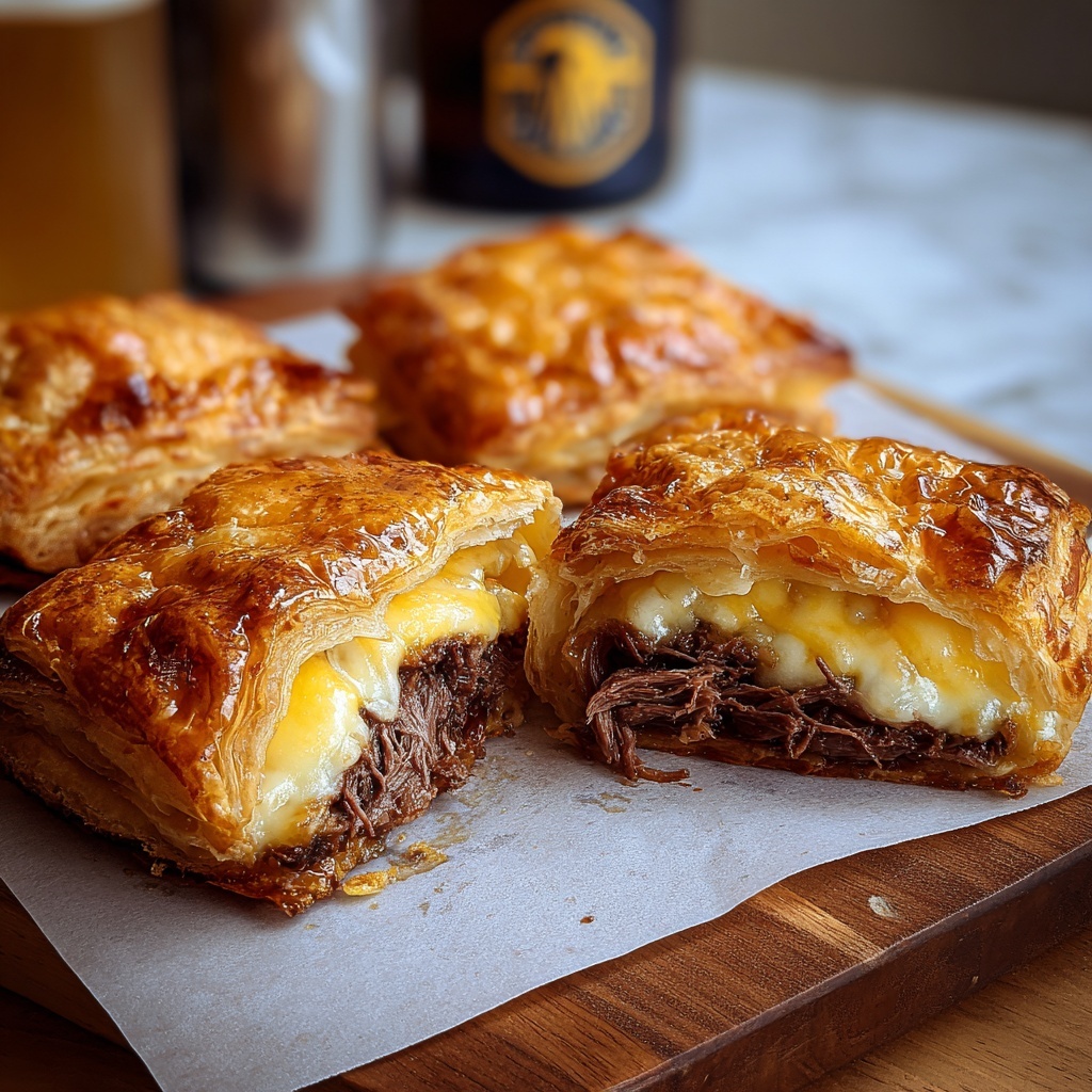 Brisket & Smoked Cheese Pies Recipe - Recipe Image