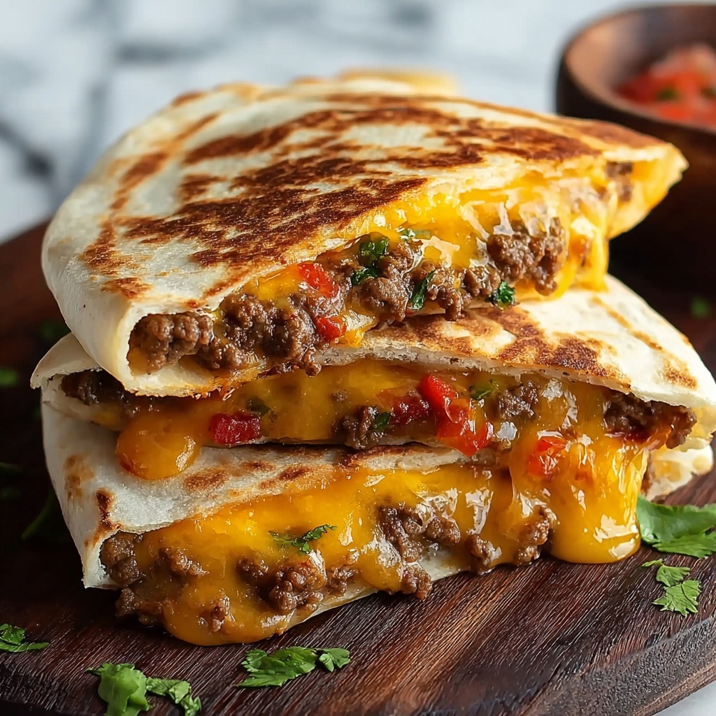 Quesadilla Burgers Recipe - Recipe Image