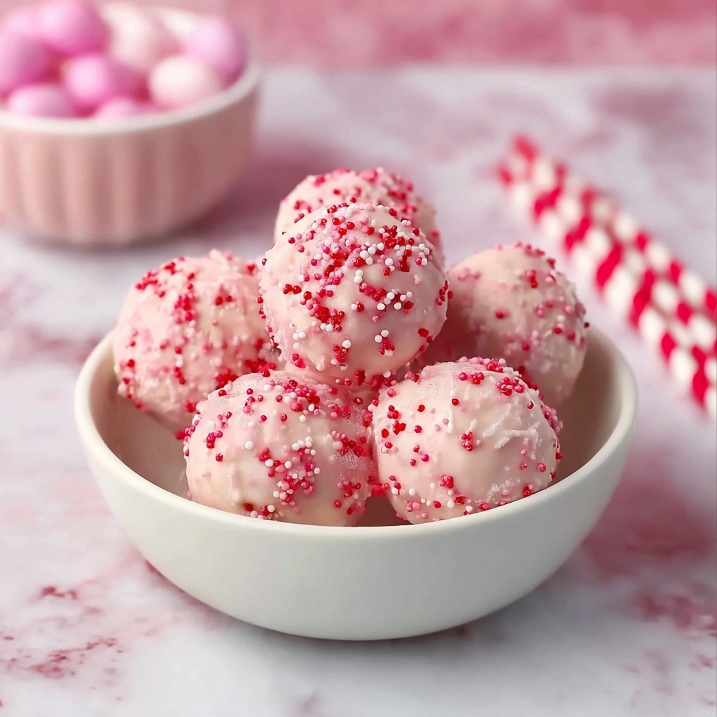 Strawberry Cake Balls Recipe - Recipe Image