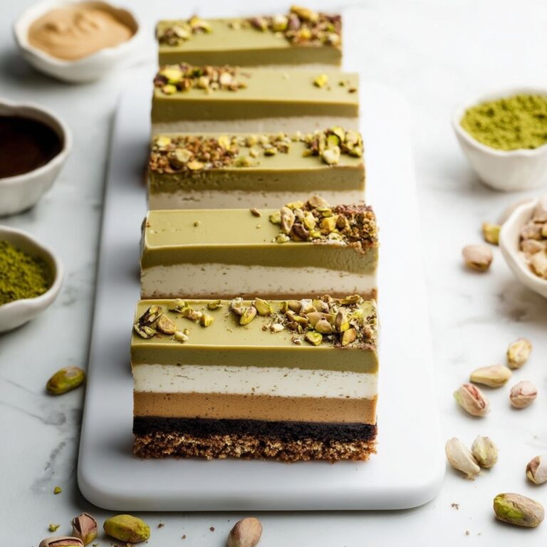 No Bake Vegan Dubai Cheesecake Bars Recipe