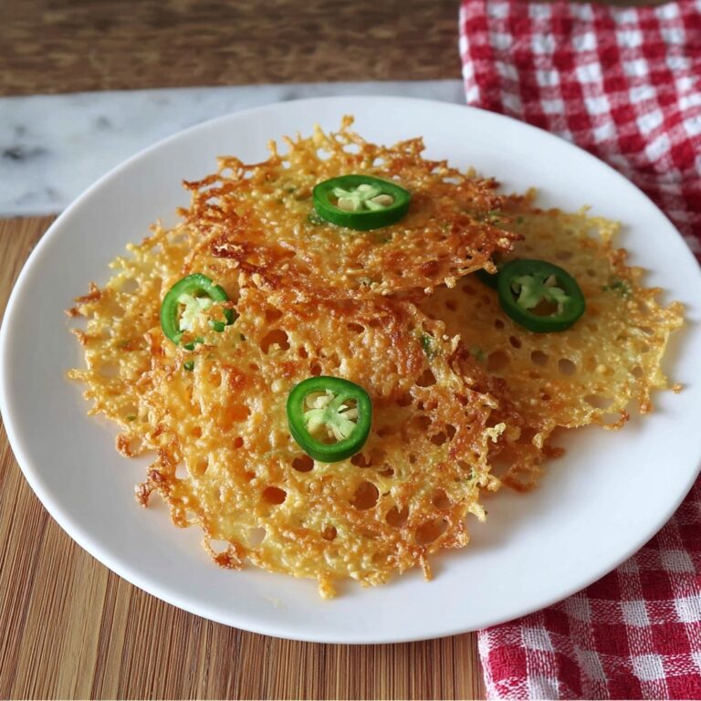 Cheese Crisps with Jalapeños Recipe