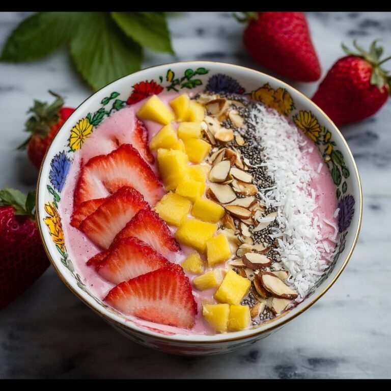 Strawberry Smoothie Bowl Recipe