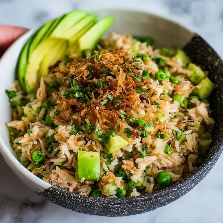 Tuna Avocado Crispy Rice Salad Recipe