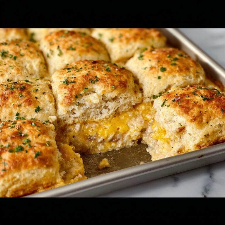 Cheddar Biscuit Breakfast Casserole Recipe