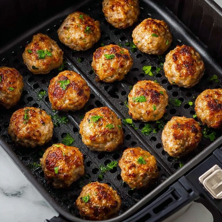 Air Fryer Chicken Parmesan Meatballs Recipe