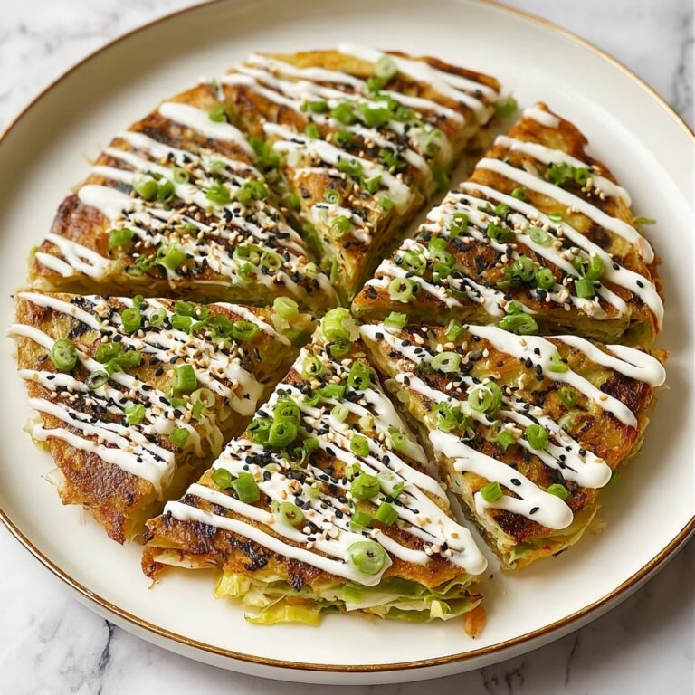 Okonomiyaki: Japanese Cabbage Pancake Recipe