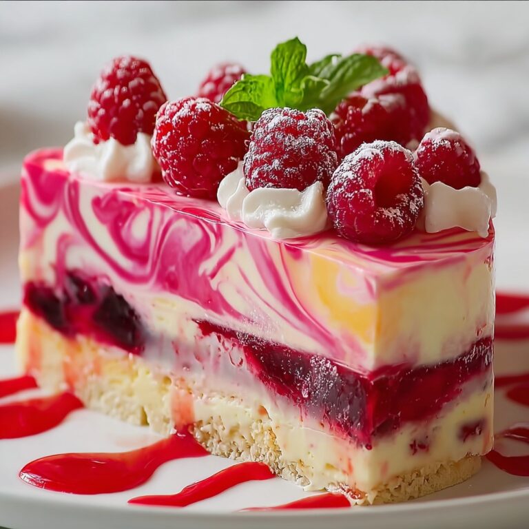Raspberry Swirl Ice Cream Cake Recipe