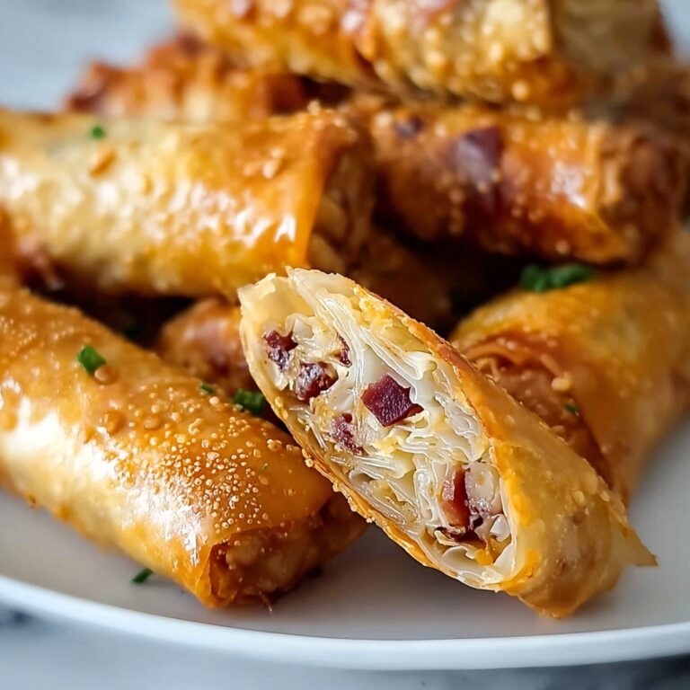 Baked Reuben Egg Rolls Recipe