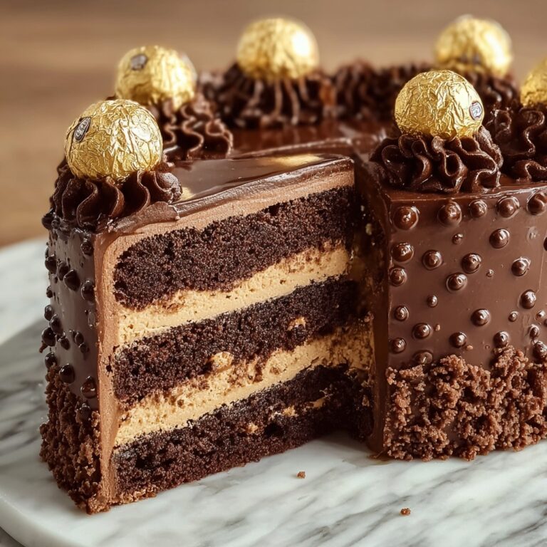 The BEST Ferrero Rocher Cake Recipe