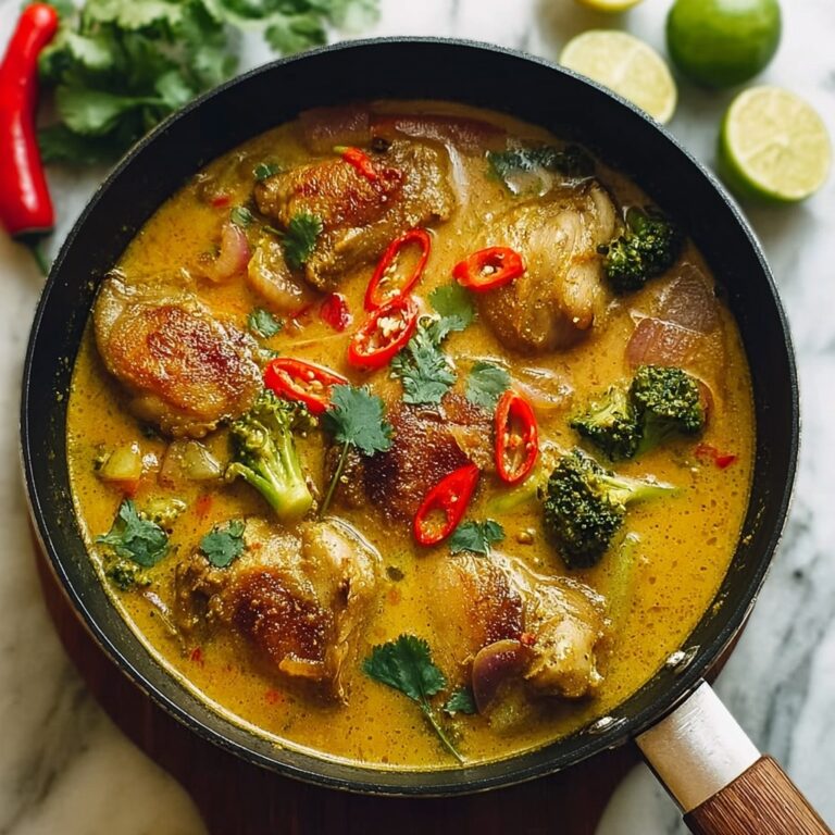 Coconut Cream Chicken Curry Skillet Recipe